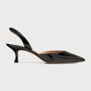 Manolo Blahnik Carolyn Patent Pumps 38.5